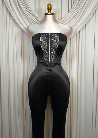 Black Lace Jumpsuit