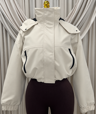 Beige Puffer Jacket