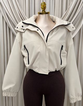 Beige Puffer Jacket