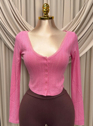 Pink Cardigan
