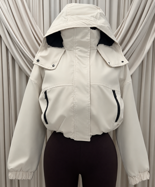Beige Puffer Jacket