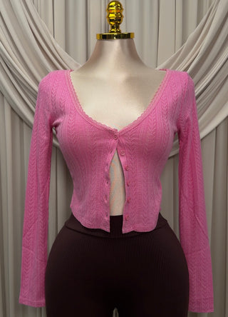 Pink Cardigan