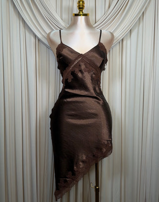 Brown Lace Dress