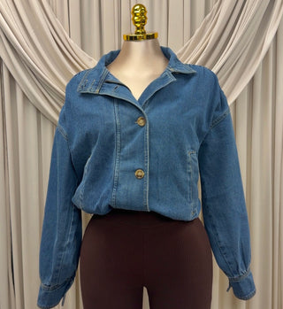 Jean Puffer Jacket