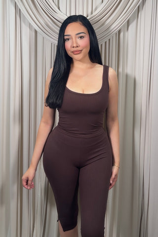 Brown Capri Matching Set