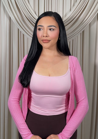 Pink Cardigan
